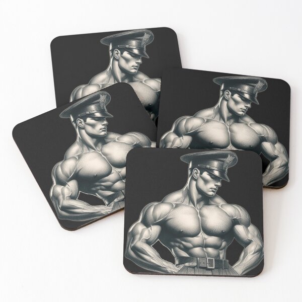 Item preview, Vintage Military Daddy Stand At Ease Gay Pride Graphic Design designed and sold by ItsAKinkThing.