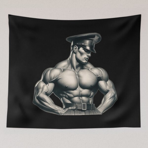 Item preview, Vintage Military Daddy Stand At Ease Gay Pride Graphic Design designed and sold by ItsAKinkThing.