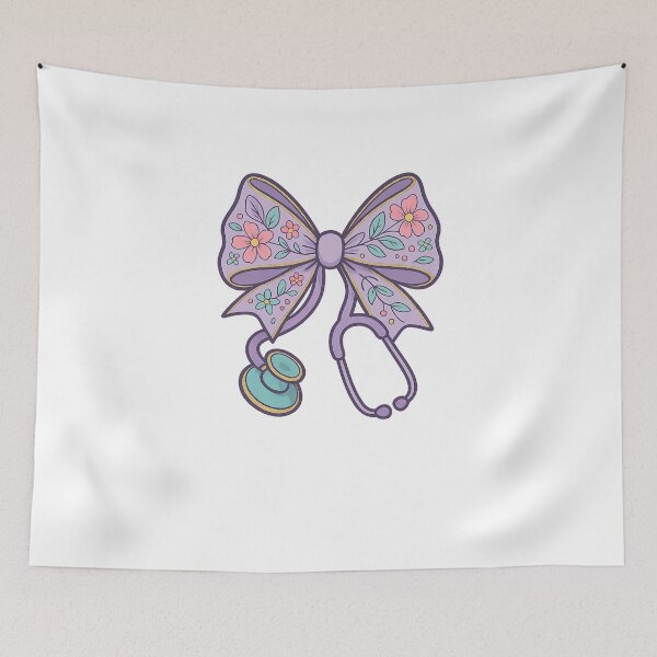 Item preview,  Floral Stethoscope designed and sold by Sweetvoilet.
