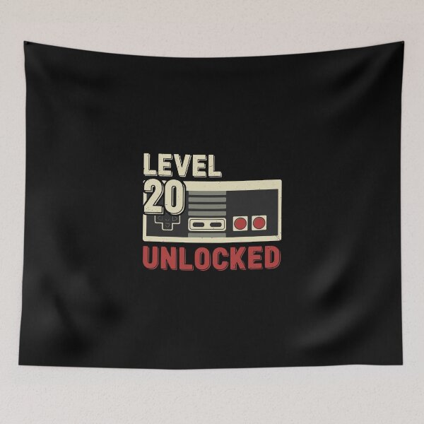 Item preview, Level 20 Unlocked Vintage Gaming Aesthetic designed and sold by PopStars1993.