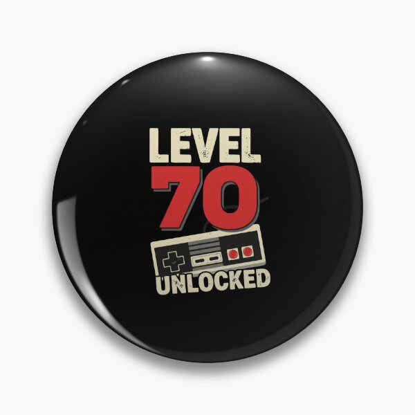 Item preview, Level 70 Unlocked I'm 10 in Dog Years 70th Birthday designed and sold by PopStars1993.