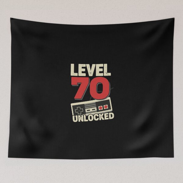 Item preview, Level 70 Unlocked I'm 10 in Dog Years 70th Birthday designed and sold by PopStars1993.
