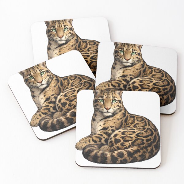 Item preview, Clouded Leopard Wildlife Big Cat Nature Art designed and sold by TheAnimalEdit.