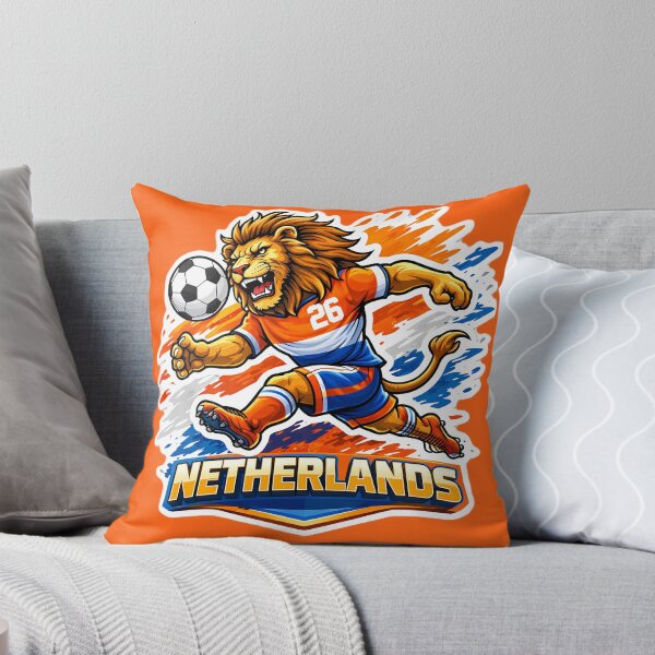 Item preview, Netherlands Football Lion Mascot  designed and sold by Ambroa Stuff.