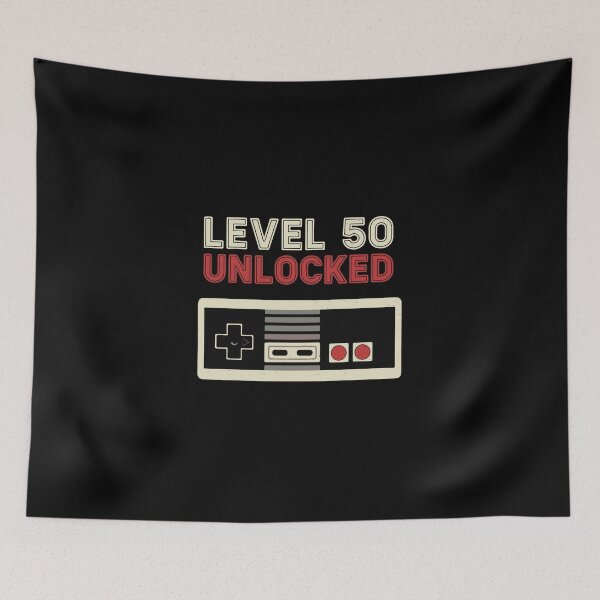 Item preview, Level 50 Unlocked Vintage Video Game Controller designed and sold by PopStars1993.
