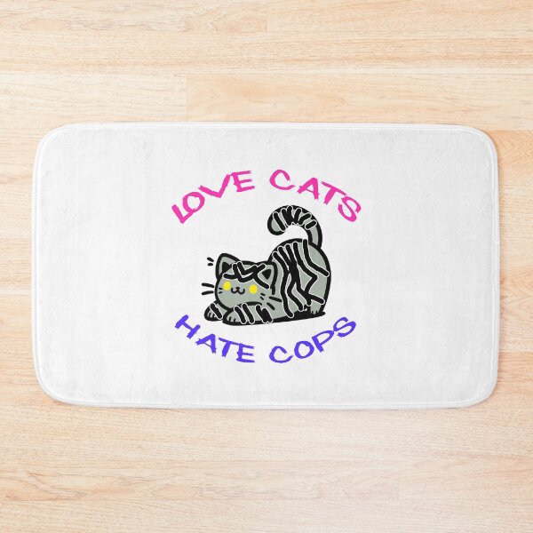 Item preview, Love Cats Hate Cops designed and sold by SerpentSkyArts.