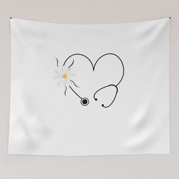 Item preview, Floral Stethoscope designed and sold by Sweetvoilet.