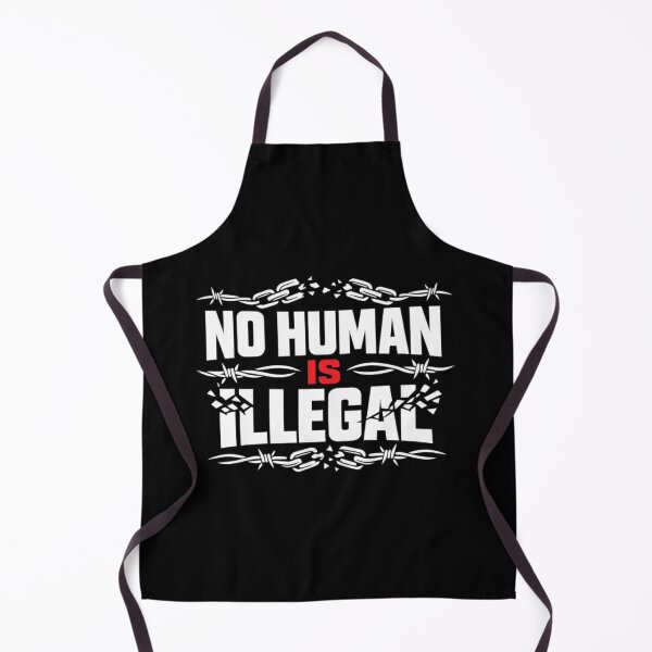 Item preview, No Human Is Illegal | Anti Ice Bold Protest Typography designed and sold by Zuriel Hargrove.