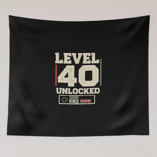 Item preview, Level 40 Unlocked Video Gamer Milestone designed and sold by PopStars1993.