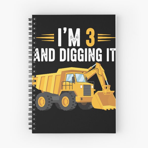 Item preview, I'm 3 and Digging It Construction Birthday designed and sold by PopStars1993.