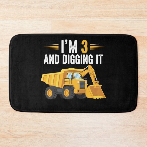 Item preview, I'm 3 and Digging It Construction Birthday designed and sold by PopStars1993.
