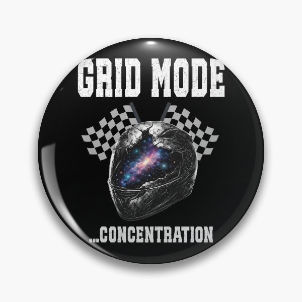 Item preview, Grid Mode Concentration  Racing Driver Mindset on the Starting Grid Helmet Galaxy Mind Motorsport motor racing fans designed and sold by Jt41.