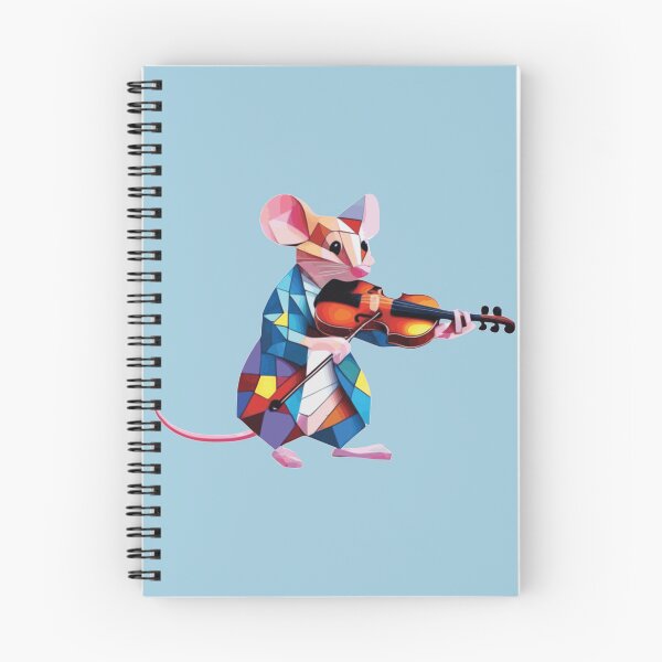 Item preview, mosaic violinist mouse geometric designed and sold by designmari.