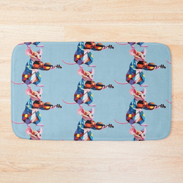 Item preview, mosaic violinist mouse geometric designed and sold by designmari.
