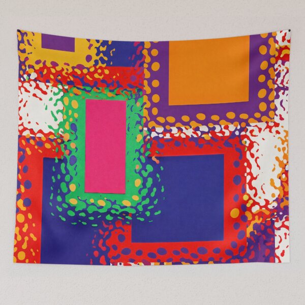 Item preview, Colorful Geometric Pop Art Pattern – Bold Abstract Retro Wall Art designed and sold by Kaleidoscope Print.