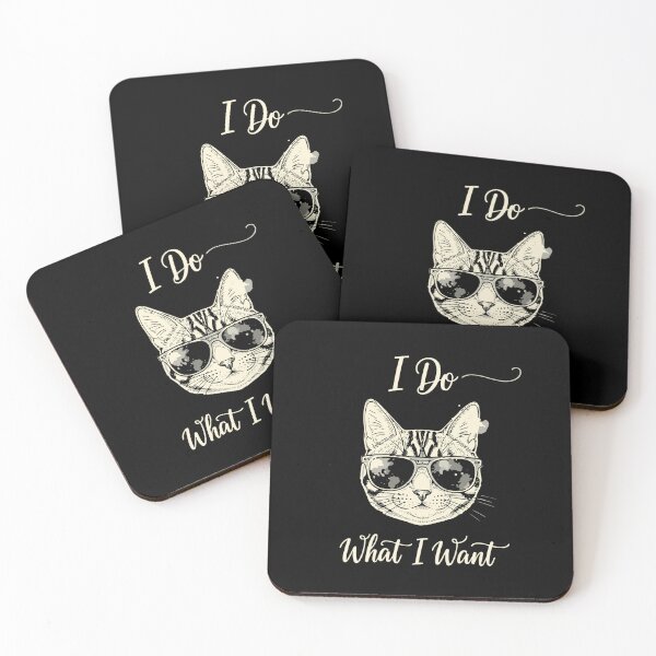 Item preview, Retro I Do What I Want Cat With Sunglasses designed and sold by PopStars1993.