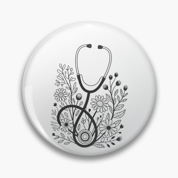 Item preview,  Floral Stethoscope designed and sold by Sweetvoilet.
