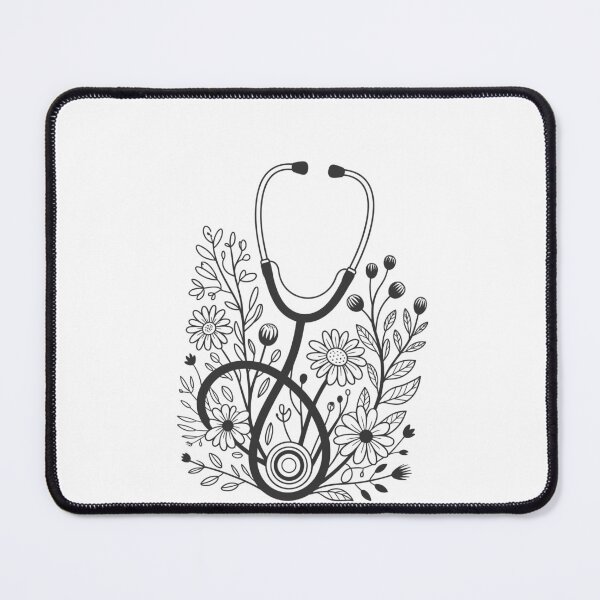 Item preview, Floral Stethoscope designed and sold by Sweetvoilet.