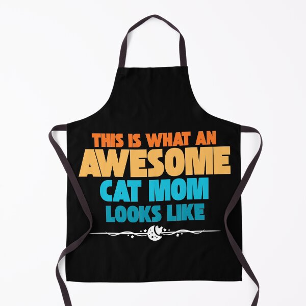 Item preview, This is what an awesome cat mom looks like Classic Funny T-Shirt designed and sold by OldSkullDesigns.