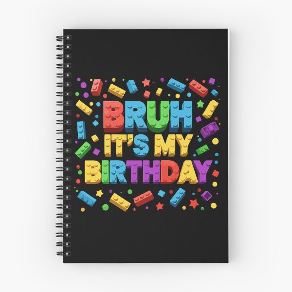 Item preview, Master Builder Building Blocks Kids Bruh It's My Birthday designed and sold by PopStars1993.