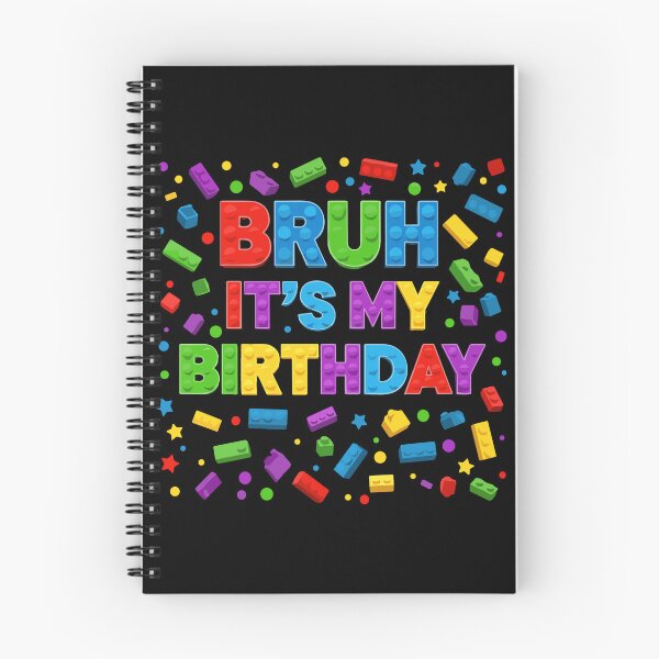 Item preview, Master Builder Building Blocks Kids Bruh It's My Birthday designed and sold by PopStars1993.