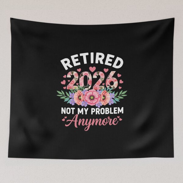 Item preview, Retired 2026 Not My Problem Anymore Floral Women Retirement designed and sold by PopStars1993.