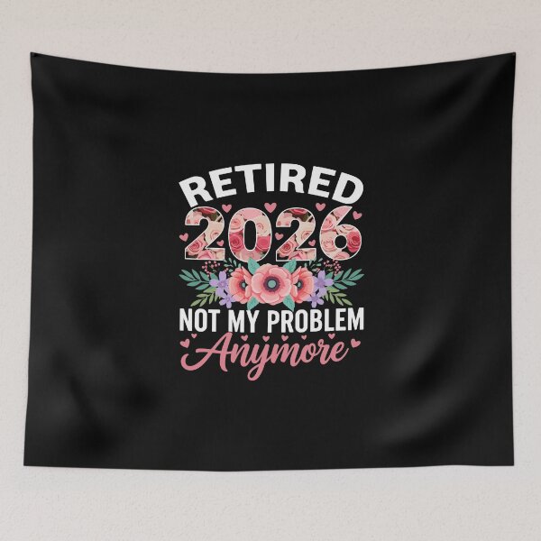 Item preview, Retired 2026 Not My Problem Anymore Floral Women Retirement designed and sold by PopStars1993.