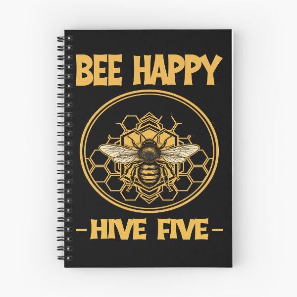 Item preview, Bee Happy Hive Five  Funny Bee Pun Honeycomb Beekeeper Save the Bees Food Production Flowers Fruits  designed and sold by Jt41.