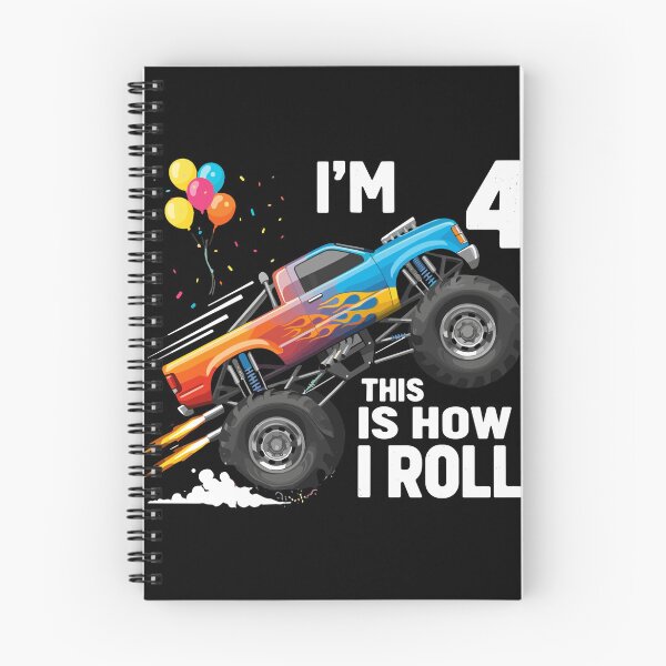 Item preview, I'm 4 This Is How I Roll Monster Truck designed and sold by PopStars1993.