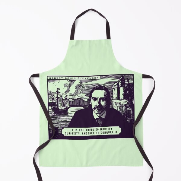 Item preview, Robert Louis Stevenson quote: It is one thing to mortify curiosity, another to conquer it; designed and sold by artbleed.
