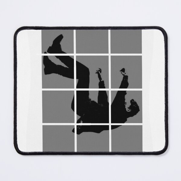 Item preview, The Great Descent | Minimalist Falling Man Grid Silhouette designed and sold by JEVANStudio.