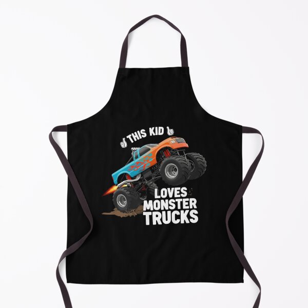 Item preview, This Kid Loves Monster Trucks Boys and Girls designed and sold by PopStars1993.