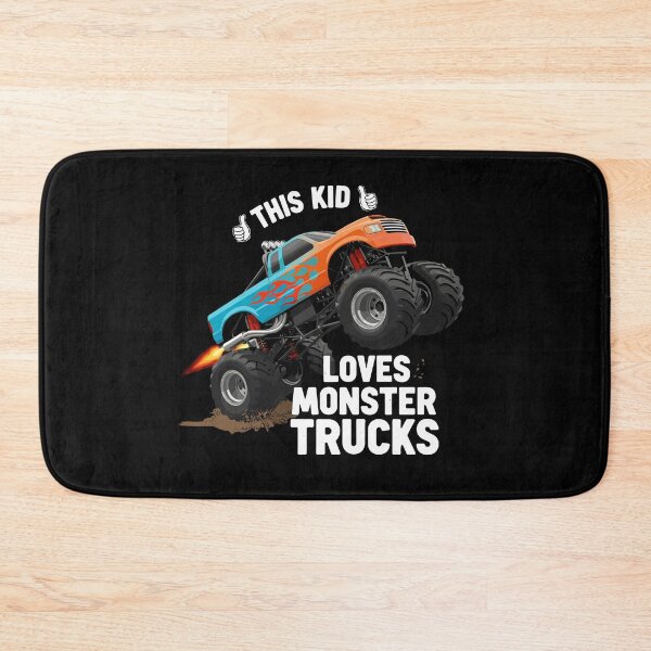 Item preview, This Kid Loves Monster Trucks Boys and Girls designed and sold by PopStars1993.