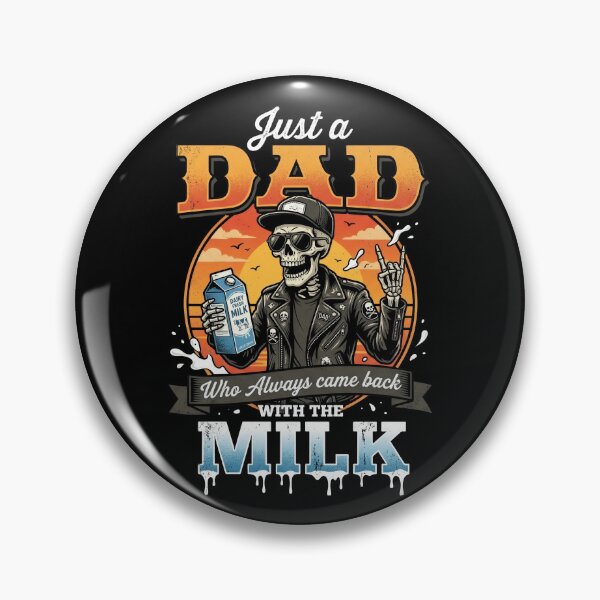 Item preview, Papa Skeleton, Just A Dad Who Always Came Back with The Milk designed and sold by OlakunleOloroz.