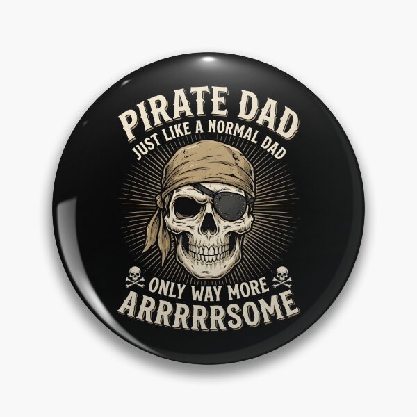 Item preview, Pirate Dad Like Normal But Arrrsome Fathers Day Papa Men designed and sold by OlakunleOloroz.
