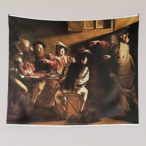 Item preview, The Calling of Saint Matthew (1600) by Caravaggio designed and sold by stevepmp.