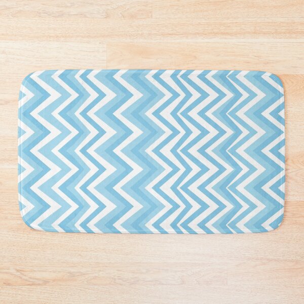 Item preview, Soft Blue Chevron Geometric Pattern designed and sold by Jedillm .