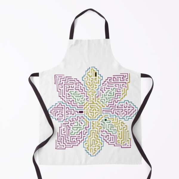 Item preview, Radiant Six‑Petal Geometric Maze Bloom designed and sold by Mindful56.