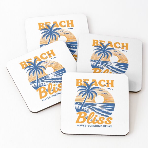 Item preview, Beach Bliss Retro Sunset - Vintage Tropical Palm Tree Design designed and sold by HBDStudio.