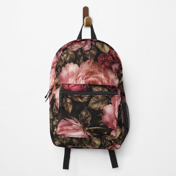 Item preview, Dark Floral Rose Pattern designed and sold by Velvet Botanica Atelier.
