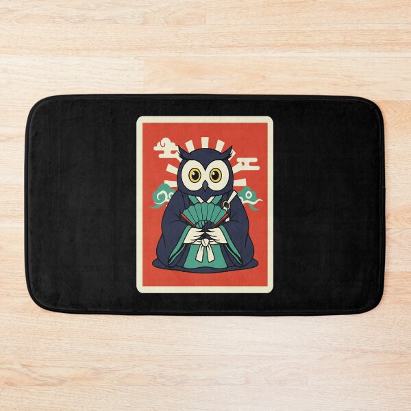 Item preview, Wise Owl Samurai Japanese Style Cute Warrior Illustration designed and sold by JordynLadukeg65.