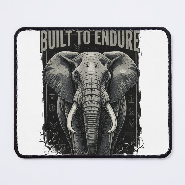 Item preview, Built to Endure Elephant Sticker – Resilient Sou designed and sold by SavannaStrikes.