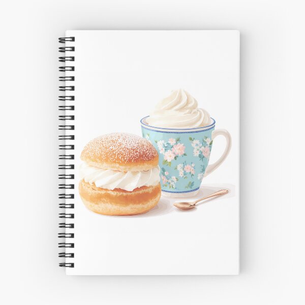 Item preview, Semla and Coffee Cute French Café Dessert Art designed and sold by BobaBunny76.