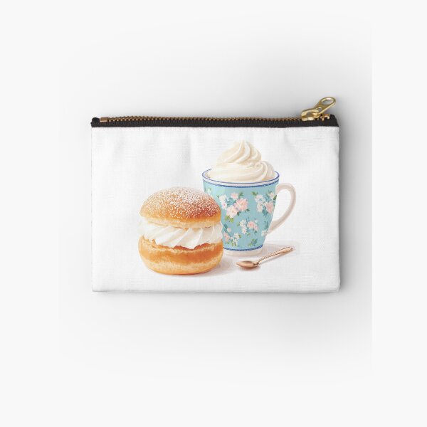 Item preview, Semla and Coffee Cute French Café Dessert Art designed and sold by BobaBunny76.