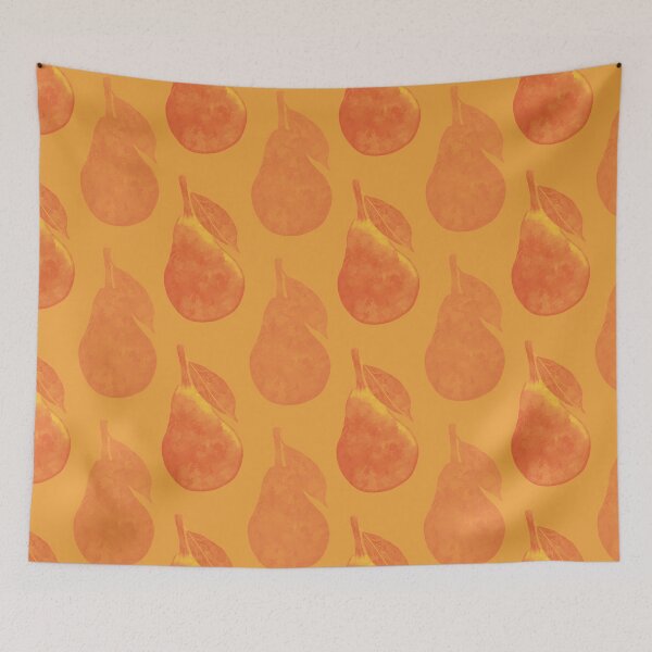Item preview, Artistic Pear Fruit Seamless Pattern designed and sold by Pevkay97.