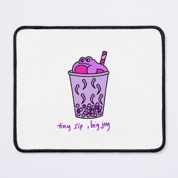 Item preview, Pink Froggy Tiny Sip Big Joy Boba designed and sold by J-Mindful.