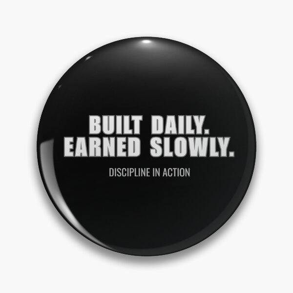Item preview, Built Daily Earned Slowly Motivation Quote | Discipline Mindset Gift Apparel designed and sold by endurothreads.