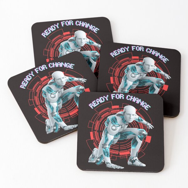 Item preview, Ready for Change Futuristic Robot Design designed and sold by Tadeusz1.