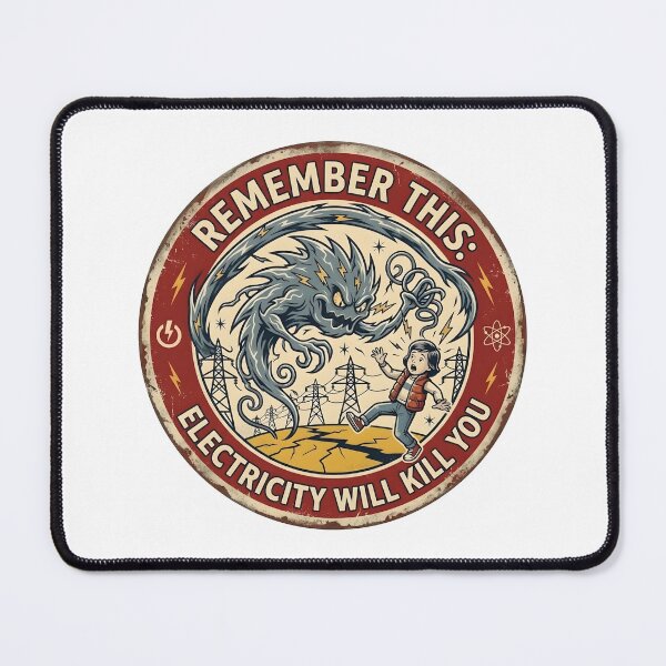 Item preview, Remember Kids Electricity Will Kill You designed and sold by dfranc.