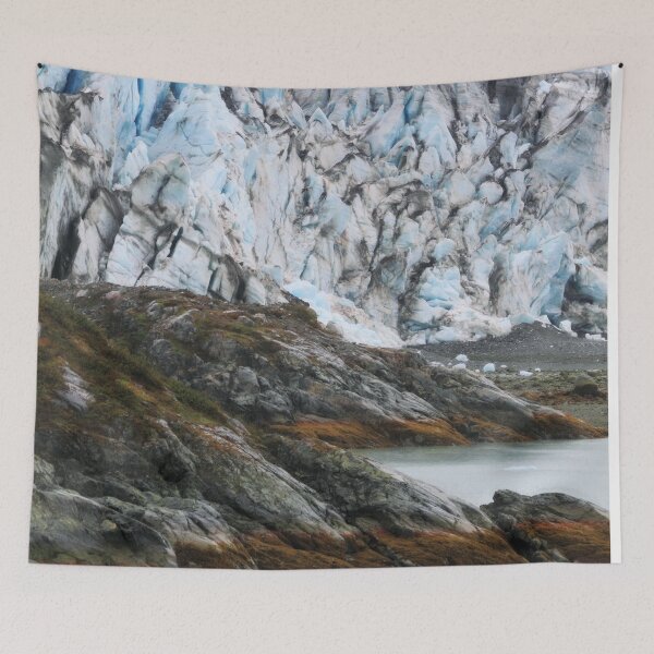 Item preview, Pristine Margerie Glacier Crevasses Pattern Alaska  designed and sold by KateLCardsNMore.